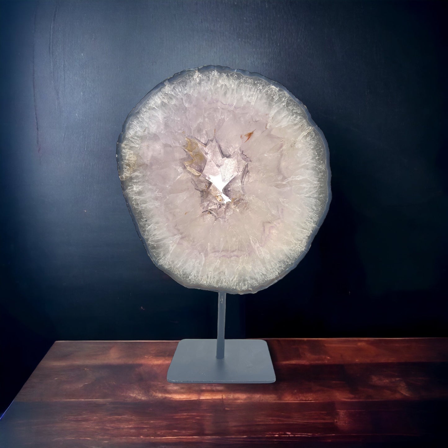 Amethyst on stand #1