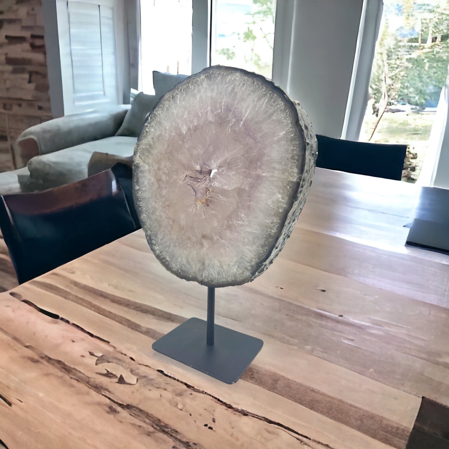 Amethyst on stand #1