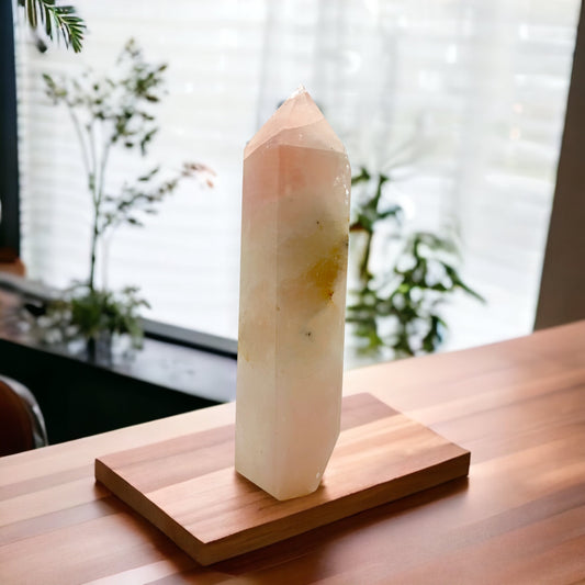 Rose Quartz Obelisk #2