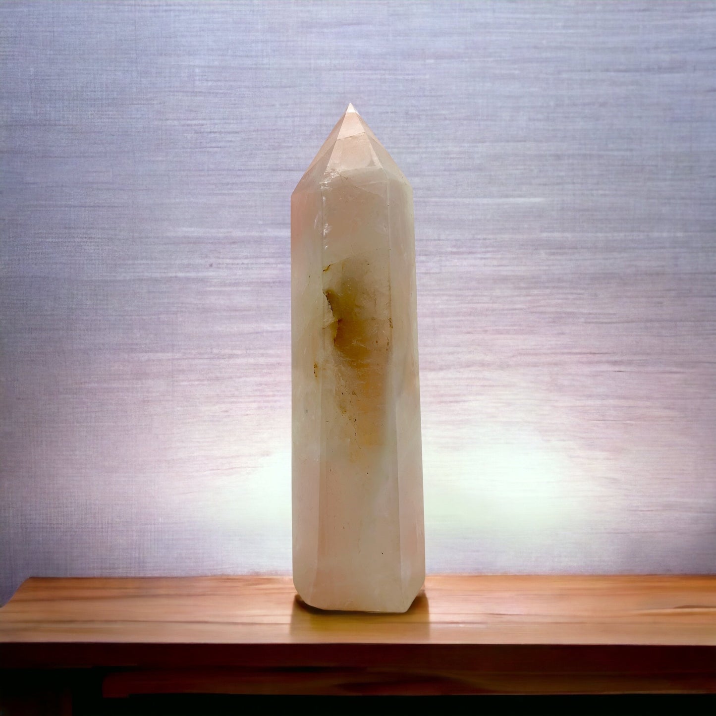 Rose Quartz Obelisk #2