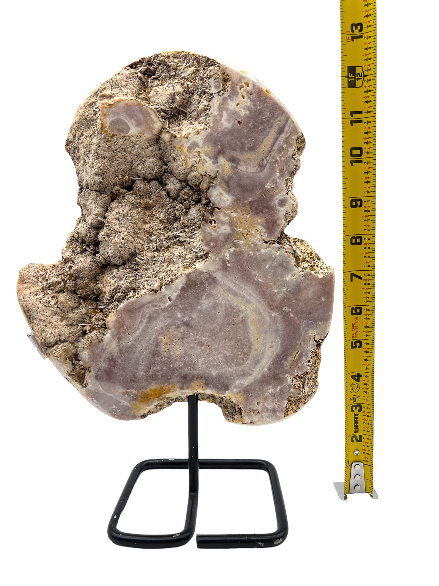 Pink Amethyst on stand #1