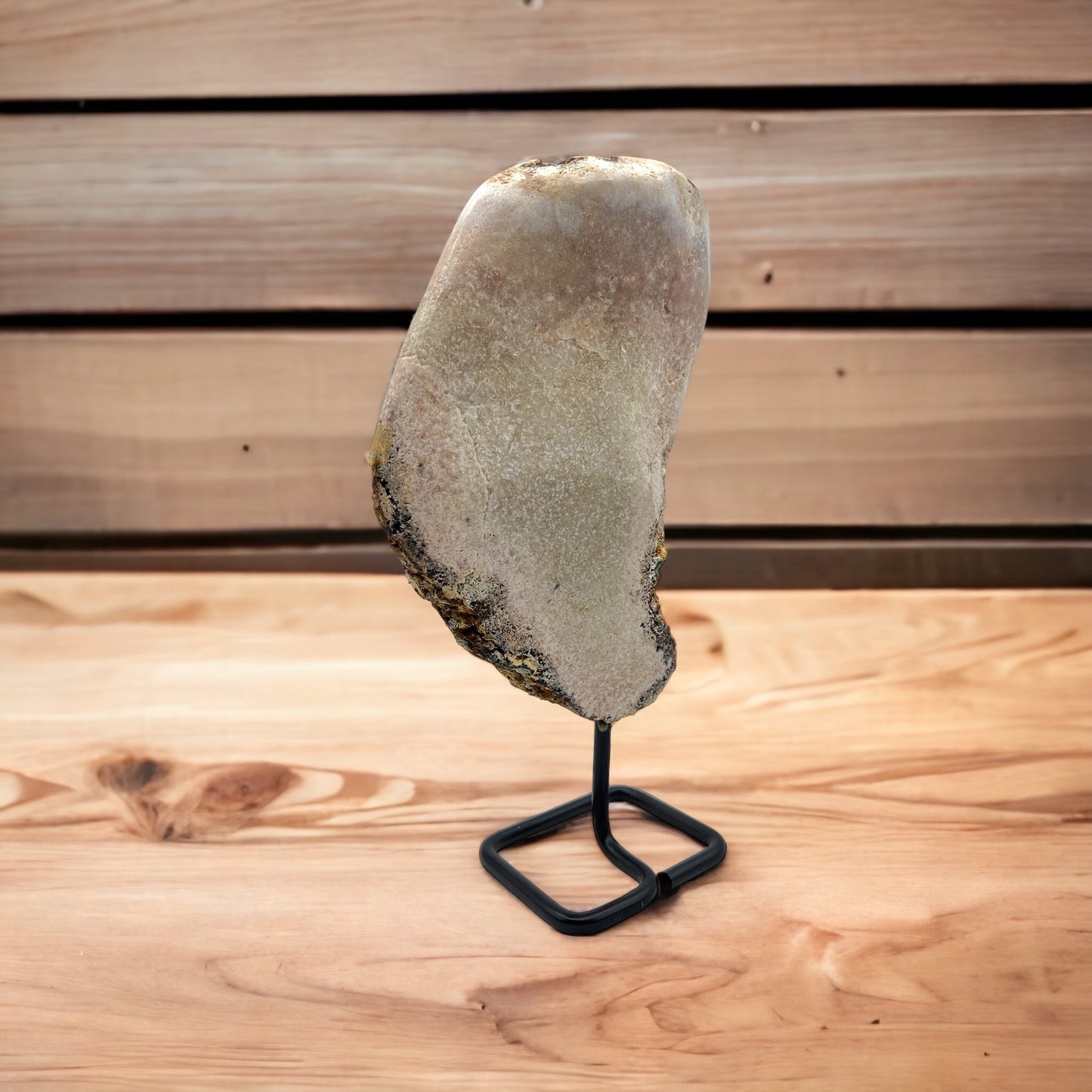 Pink Amethyst on stand #3