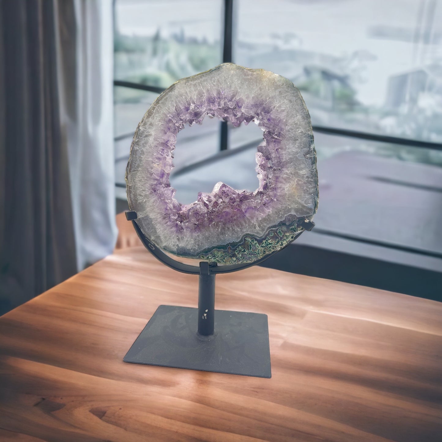 Amethyst on stand #19