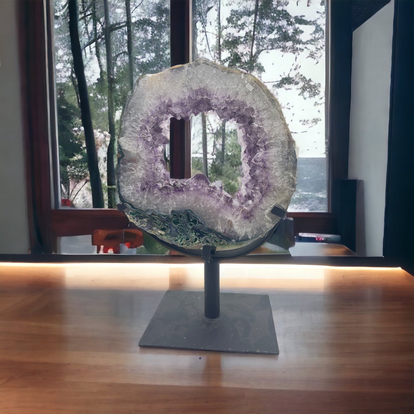 Amethyst on stand #19