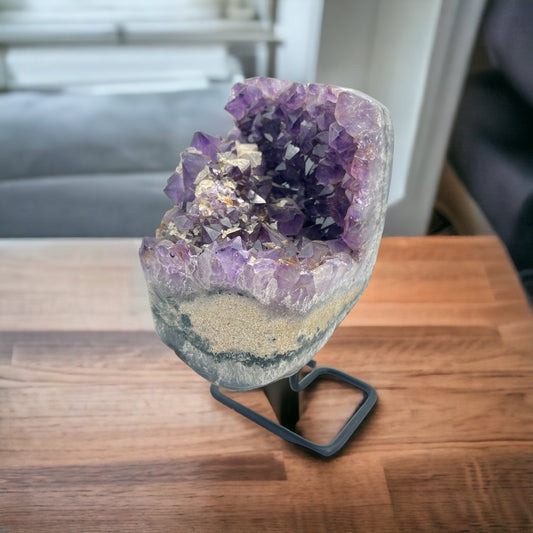 Amethyst on stand #5