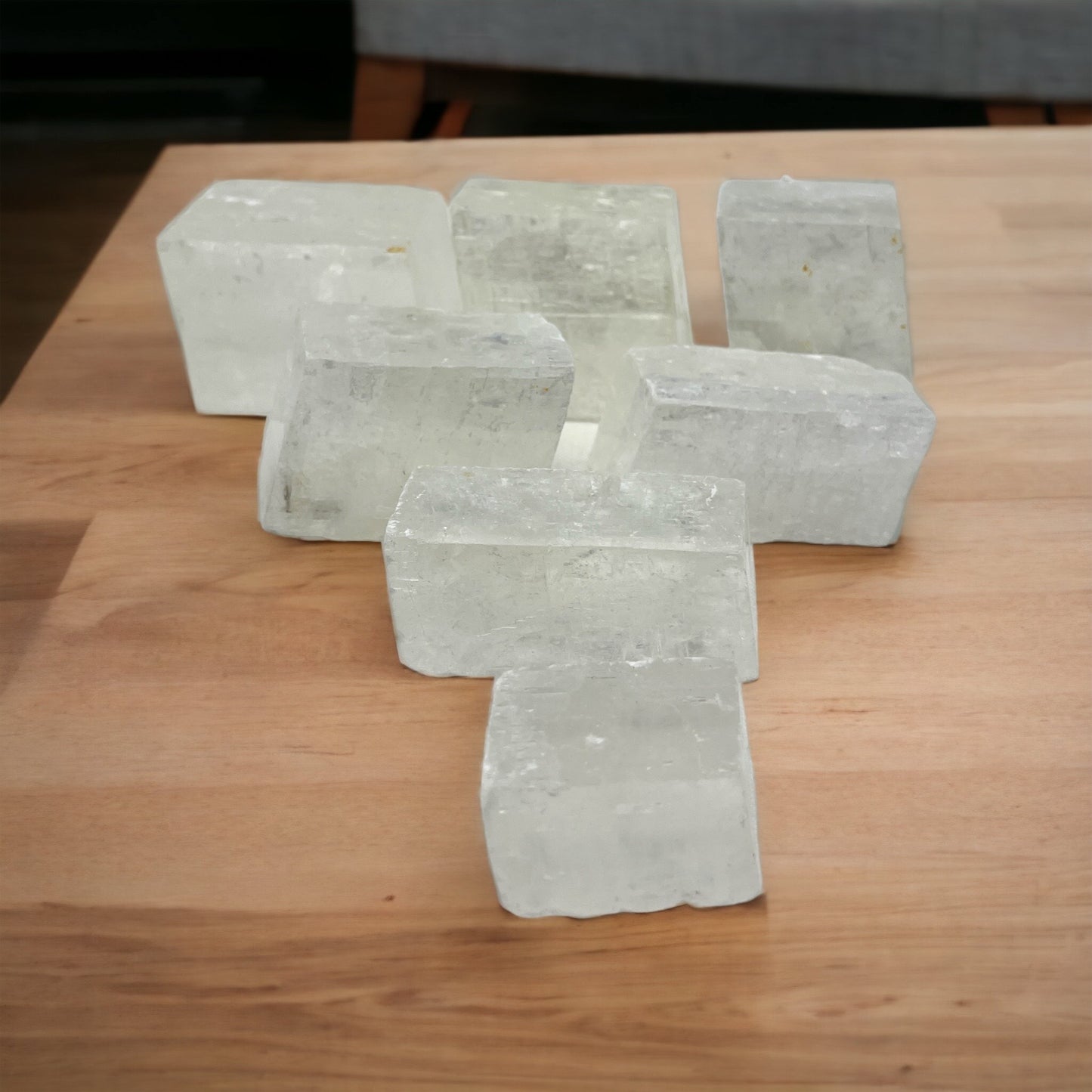 White Rhombic Calcite