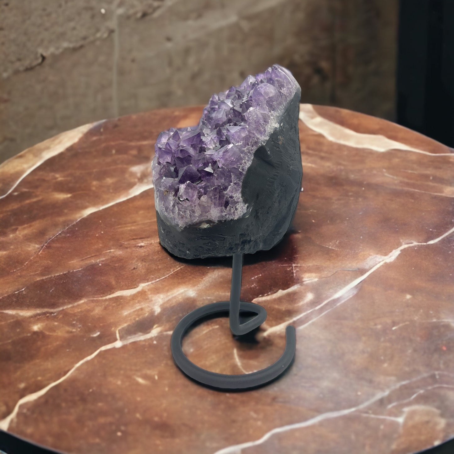 Amethyst on stand #17