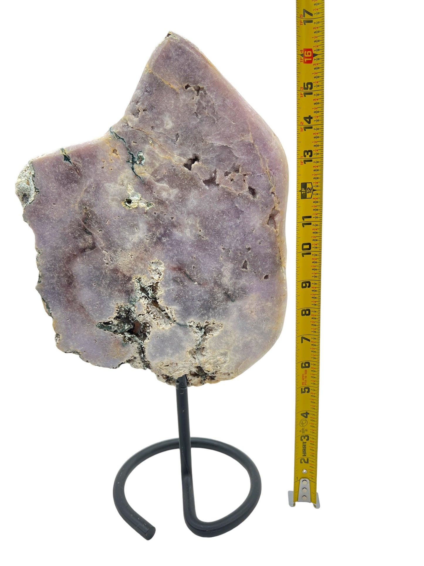Pink Amethyst on stand #4